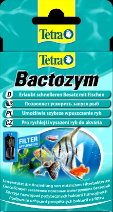 Засіб Tetra Bactozym для стабілізації біологічної рівноваги в акваріумі, 10 капсул на 1000 л