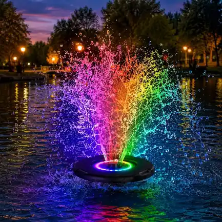 Фонтан, аератор для ставка Kruger Meier PondSplash Elite LED 40000 з LED-підсвіткою 40000 л/год: додаткове фото 8