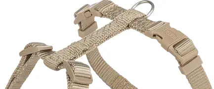Шлея Trixie Premium H-harness для собак XS–S 30–44 см 10 мм пісочна: додаткове фото 2