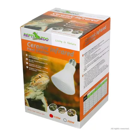 Керамічний випромінювач тепла Repti-Zoo Ceramic Heat 150W (DL290150): додаткове фото 3