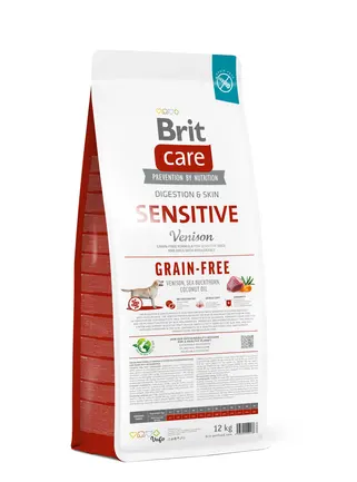 Сухий корм Brit Care Dog Grain-free Sensitive для собак з чутливим травленням, беззерновий з олениною, 12 кг: додаткове фото 3