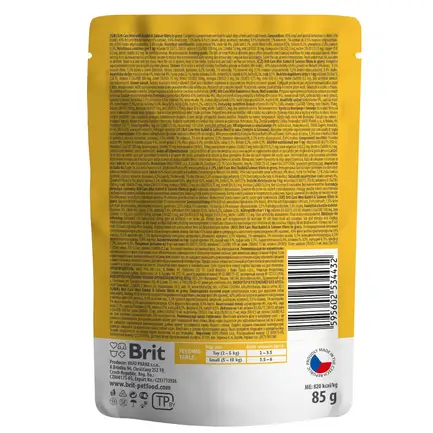 Вологий корм Brit Care Mini для собак, з філе кролика та лосося в соусі, 85 г: додаткове фото 3