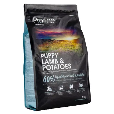 Сухий корм Profine Puppy для цуценят та юніорів всіх порід, з ягнятиною та картоплею, 3 кг: додаткове фото 4