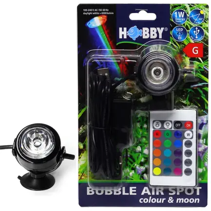 Розпилювач з LED освітленням Hobby Bubble Air Spot colour &amp; moon (00677)