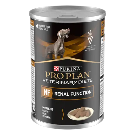 Вологий дієтичний корм PRO PLAN VETERINARY DIETS NF Renal Function для дорослих собак для підтримання функції нирок при хронічній хворобі нирок, мус 400 г: додаткове фото 3