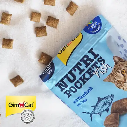 Ласощі для котів GimCat Nutri Pockets Fish Тунець 60 г: додаткове фото 5