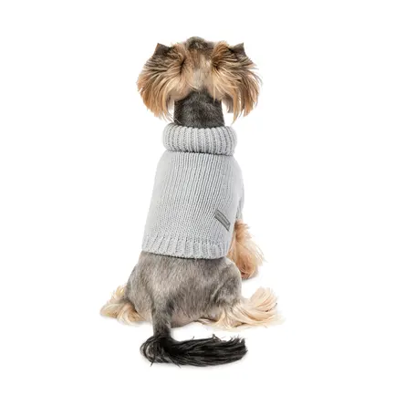 Светр Pet Fashion Sam сірий для собак, M: додаткове фото 4