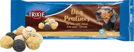 Ласощі Trixie Dog Pralines для собак, з куркою та злаками, 100 г