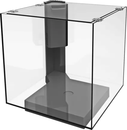 Акваріум скляний з підставкою чорний SF QUBIQ 15 BLACK EMPTY TANK + BASE (A4050741)