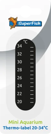 Термометр-наклейка акваріумний SF AQUARIUM THERMO LABEL 20-34°C (A4060504)