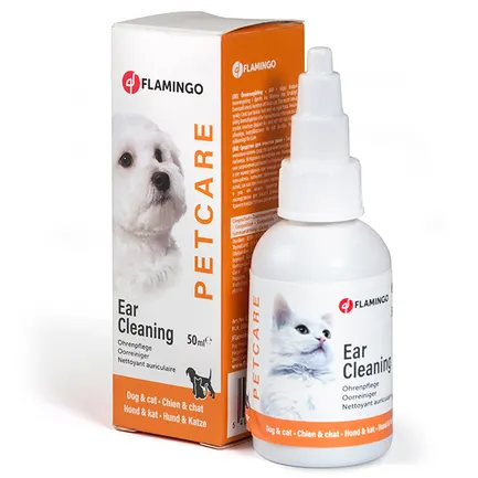 Flamingo Petcare Ear Cleaner ФЛАМІНГО краплі для чищення вух для собак та котів 0,05 л