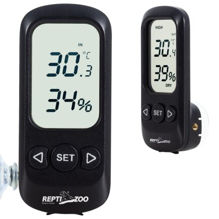 Гігрометр - термометр цифровий Repti-Zoo Digital Alarm Thermometer Hygrometer (SH129) — Фото 4