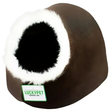 Будка Амур №2 коричневий Lucky Pet, 41х42х37