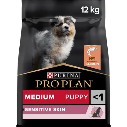 Сухий корм PRO PLAN Medium Puppy <1 Sensitive Skin для цуценят середніх порід з чутливою шкірою з лососем 12 кг: додаткове фото 5