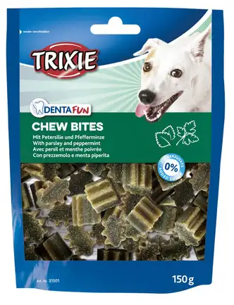 Ласощі Trixie Denta Fun Chew Bites для собак, петрушка та м'ята, 150 г