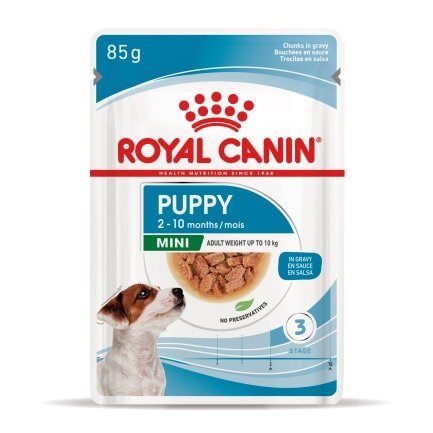 Вологий корм Royal Canin MINI PUPPY для цуценят всіх порід 85 г