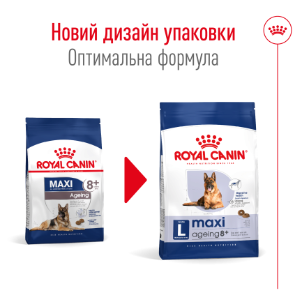 Сухий корм Royal Canin MAXI AGEING 8+ для собак зрілого віку великих порід 15 кг