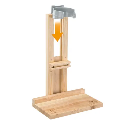 Ferplast DRINKY HOLDER 300/600 Дерев'яний тримач для поїлки: додаткове фото 5