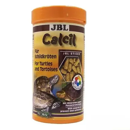 Корм в формі паличок з мінералами JBL Calcil для водних і болотяних черепах, 250 мл