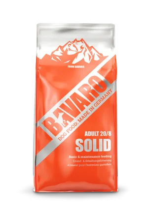 Корм для собак BAVARO SOLID 20/8 ADULT 18 кг