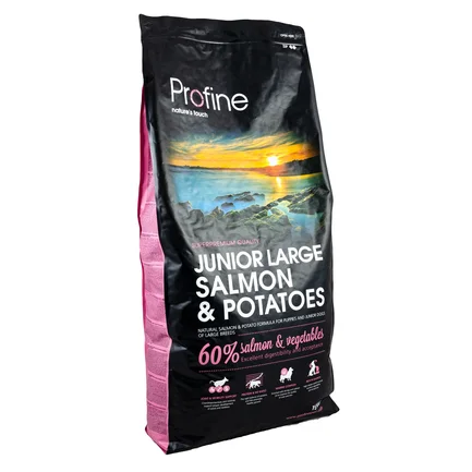 Сухий корм Profine Junior Large для цуценят та юніорів великих порід, з лососем та картоплею, 15 кг: додаткове фото 3