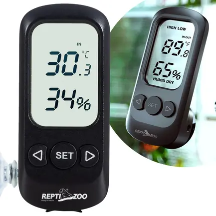 Гігрометр - термометр цифровий Repti-Zoo Digital Alarm Thermometer Hygrometer (SH129): додаткове фото 4