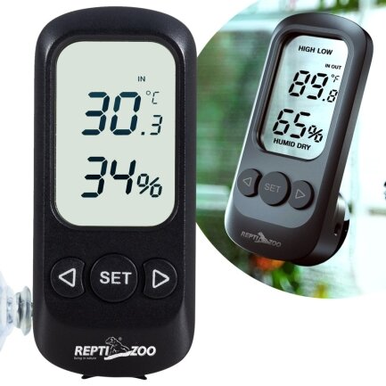 Гігрометр - термометр цифровий Repti-Zoo Digital Alarm Thermometer Hygrometer (SH129) — Фото 3