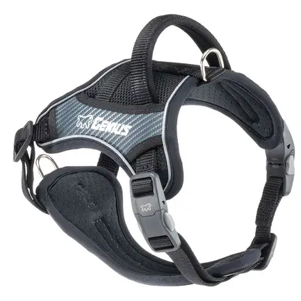 Ferplast GENIUS SMALL BLACK HARNESS нейлонова шлея для тварин чорна: додаткове фото 4