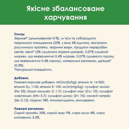 Сухий корм CAT CHOW Sterilised для дорослих котів після стерилізації з індичкою 1,5 кг: додаткове фото 12