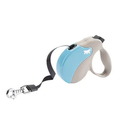 Ferplast AMIGO MINI TAPE BEIGE-BLUE Рулетка-поводок зі стрічкою