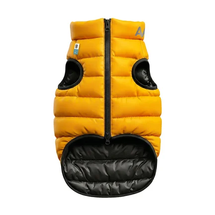 Курточка для собак AiryVest двостороння, L55, A 52-55, B 77-79, C 50-55, жовто-чорна
