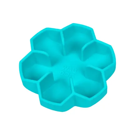 Миска для повільного харчування WAUDOG Silicone, 450 мл, блакитний: додаткове фото 5
