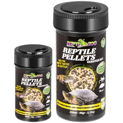Корм і вітаміни для хижих рептилій Repti-Zoo Reptile Pellets 250мл.: додаткове фото 5