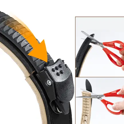 Ferplast GIOTTO C30/67 BLACK LUXOR Нашийник, шкіра: додаткове фото 4