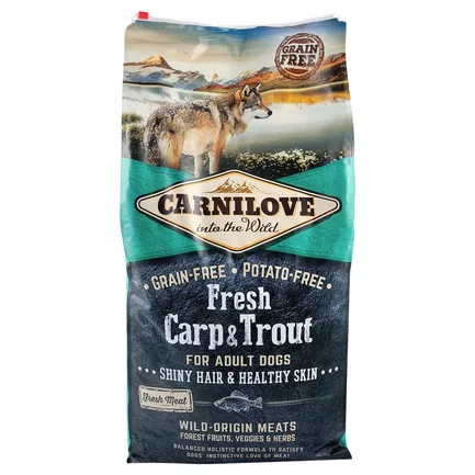Сухий корм Carnilove Fresh Carp & Trout для дорослих собак всіх порід, риба, 12 кг: додаткове фото 3