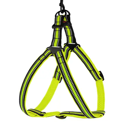 Шлея для Собак BronzeDog Mesh Стандарт Лимонний L: додаткове фото 2