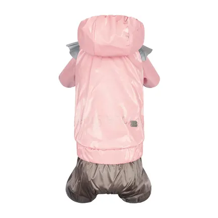 Дощовик Pet Fashion «Ariel» для дівчинки, розмір L, рожевий