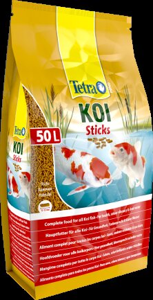 Корм Tetra Pond KOI Sticks для риб коропів кої, 50 л (гранули)