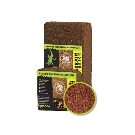 Підкладка з кокосового волокна Komodo Tropical Terrain Brick 8л (46001): додаткове фото 3