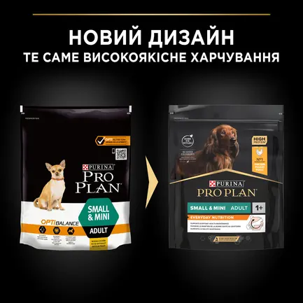 Сухий корм PRO PLAN Small&Mini Adult 1+ Everyday Nutrion для дорослих собак дрібних порід з куркою 700 г: додаткове фото 11