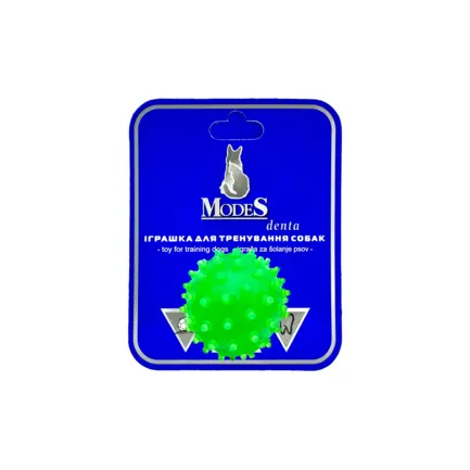 М'яч Міна зелений розмір XS-4 см, Дента (Denta) іграшка для собак MODES