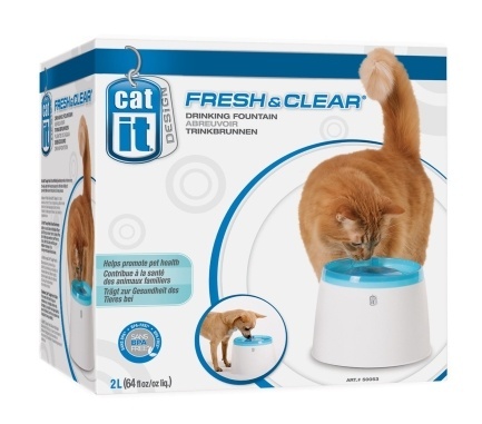 Поїлка-фонтан Catit Fresh &amp; Clear для котів та собак, 2 л (пластик)