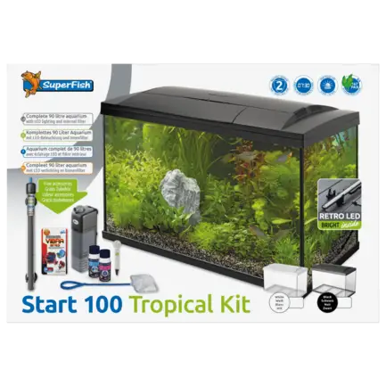 Акваріумний стартовий набір SuperFish Start 100 Aquarium Kit White (A4050297): додаткове фото 2