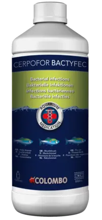 Засіб проти бактеріальних інфекцій акваріумних риб CERPOFOR BACTYFEC 1000 ML-5000 L (A5010751)
