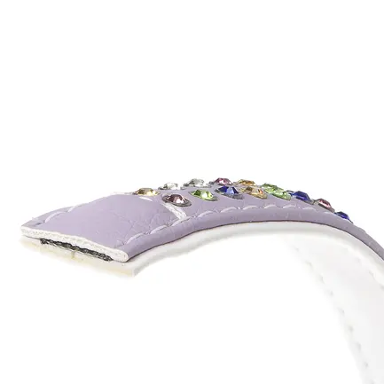 Ferplast LUX C15/28 PURPLE-WHITE Нашийник, екошкіра: додаткове фото 3