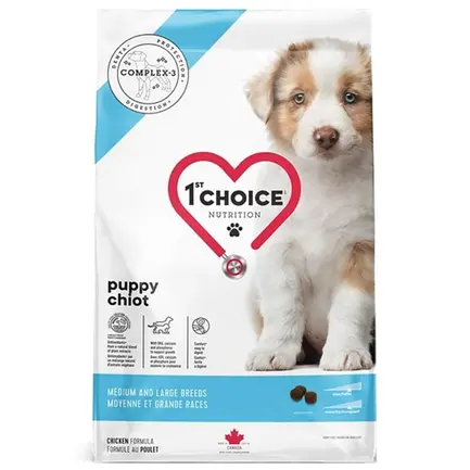 1st Choice Puppy Medium and Large ФЕСТ ЧОЙС ЦУЦЕНЯ СЕРЕДНІХ ВЕЛИКИХ сухий суперпреміум корм для цуценят середніх і великих порід 12 кг