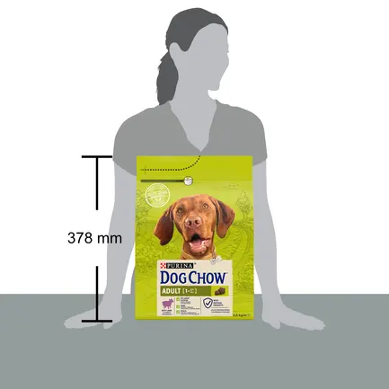 Сухий корм DOG CHOW Adult 1+ для дорослих собак з ягням 2,5 кг: додаткове фото 4