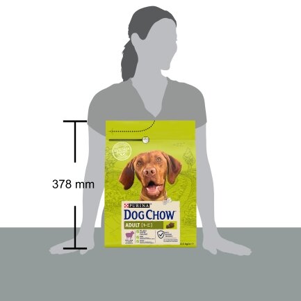 Сухий корм DOG CHOW Adult 1+ для дорослих собак з ягням 2,5 кг — Фото 3