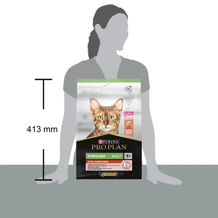 Сухий корм PRO PLAN Sterilised Adult 1+ Vital Functions для дорослих котів після стерилізації з лососем 3 кг: додаткове фото 4