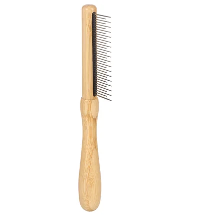 Flamingo 523066 Гребінець BAMBOO з короткими/довгими зубчиками для собак.
